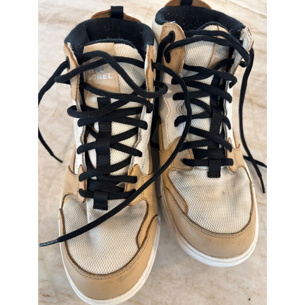 Women's Sorel Explorer II Athletic Shoes Size 9 Beige and White - Picture 2 of 13